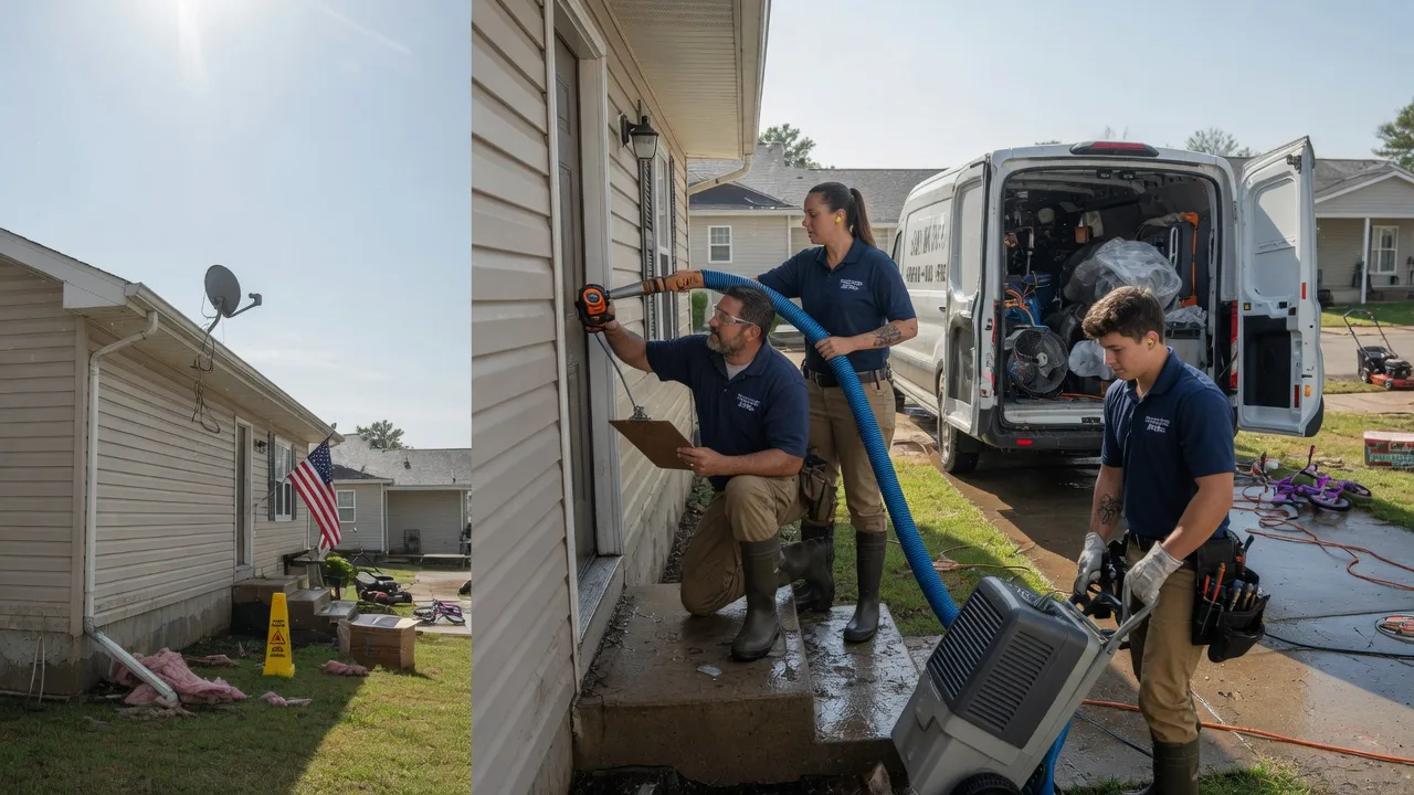 Ceiling Water Damage Restoration in Sun, LA near me